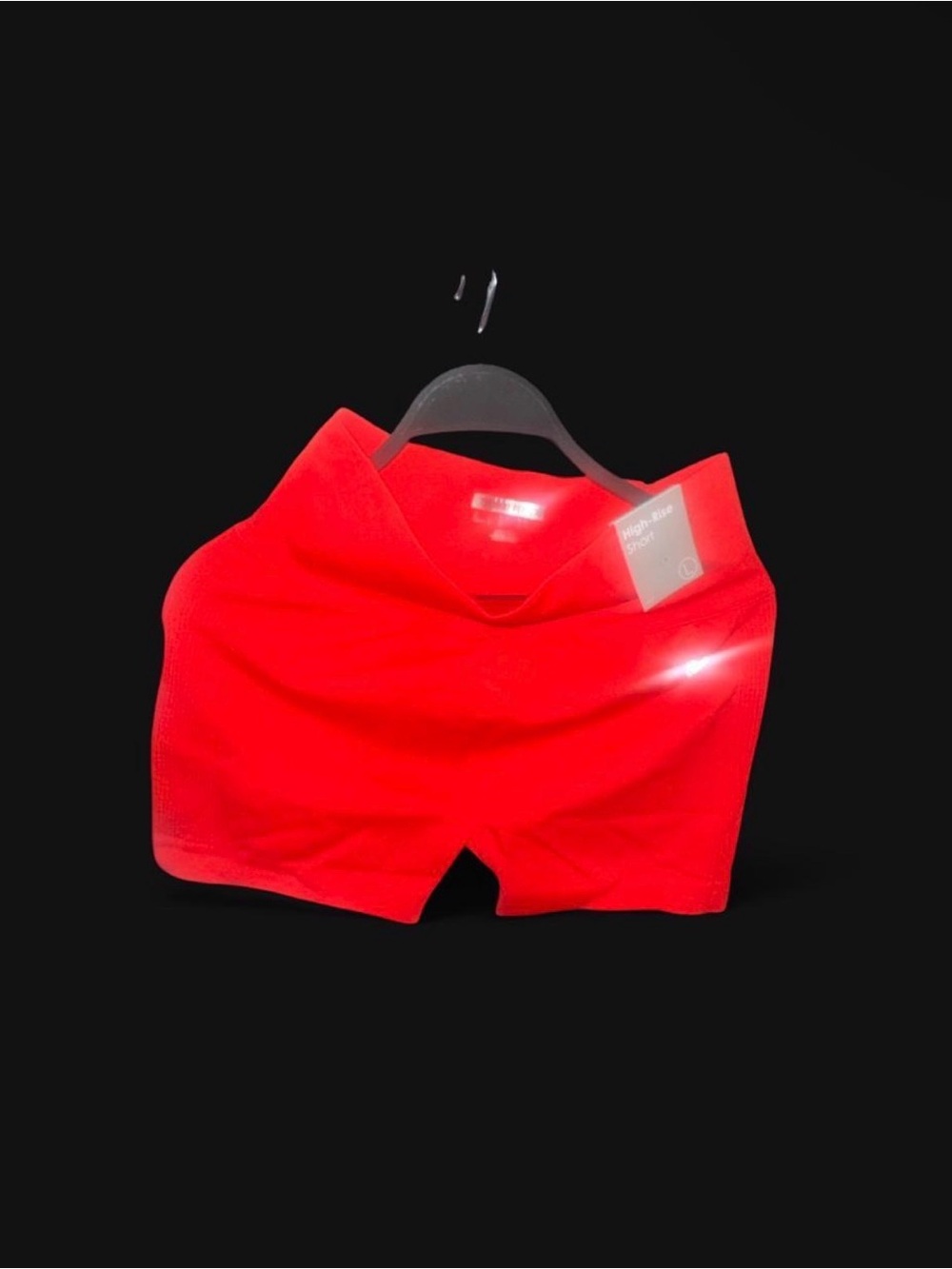 Forever 21 Bright Red Biker Shorts